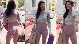 Elnaaz Norouzi Snapped At Gym In Bandra  Bollywood News [upl. by Ashbaugh]