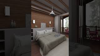 Deco chalet montagne  option déco rustique ou moderne miralavandier hometour [upl. by Hbaruas]