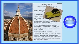 INTRODUZIONE ALLARCHITETTURA DEL RINASCIMENTO BRUNELLESCHI E LA CUPOLA DI SM DEL FIORE  627 [upl. by Hodess]