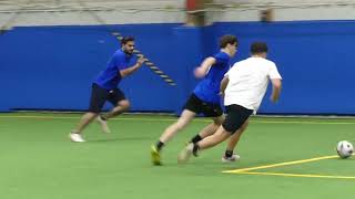 LNSP  Mens Indoor Soccer  1119 Highlights [upl. by Ennairek]