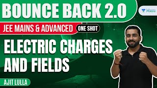 Electric Charges and Fields  One Shot  BounceBack20  JEE Physics  Ajit Lulla [upl. by Nevaed]