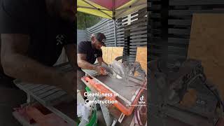 Cleanliness In Construction Is Key diy themantrainingshow woodworking plumbing hardwork love [upl. by Oramug721]