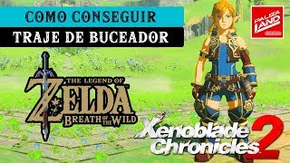 Secretos y Trucos Zelda Breath of the Wild  Como conseguir el traje Xenoblade Chronicles 2 de Rex [upl. by Edmonda890]