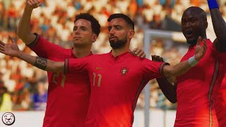 FIFA 22 New Sliders amp Settings  Portugal Vs England CPU Vs CPU Full Game  Pass SpeedError Key [upl. by Erminna342]