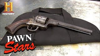 Pawn Stars RARE CIVIL WAR PISTOL with an INCREDIBLE Story Season 8  History [upl. by Grannia]