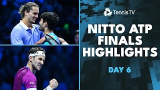 Alcaraz vs Zverev Thriller Ruud vs Rublev For SemiFinal Spot  Nitto ATP Finals Highlights Day 6 [upl. by Battista]