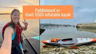 Inflatable PADDLE BOARD vs ITIWIT X500 which one should you buy [upl. by Ahsinat]