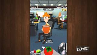 Paper Toss 20  iPhone amp iPad Gameplay Video [upl. by Pironi]