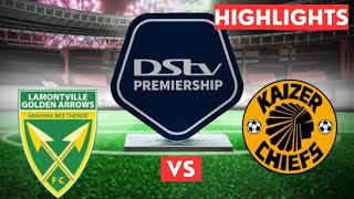 Lamontville Golden Arrows vs Kaizer Chiefs Match Highlights Cavin Johnsons Debut [upl. by Ano]