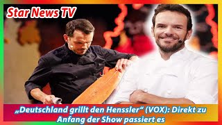 „Deutschland grillt den Henssler“ VOX Direkt zu Anfang der Show passiert es [upl. by Nuawtna]