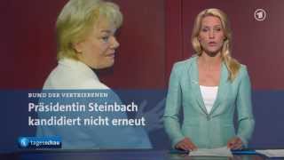 Erika Steinbach kandidiert nicht erneut für das Amt der BdVPräsidentin [upl. by Cranford484]