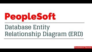 PeopleSoft Entity Relationship Diagrams ERD [upl. by Madai]