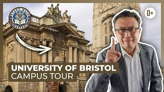 Campus Tour of the University in England  University of Bristol [upl. by Eilojne]