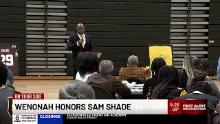 Wenonah honors Sam Shade [upl. by Riancho]