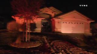 Car Crashes Into Spring Valley Lake Home Driver Flees [upl. by Bocock832]