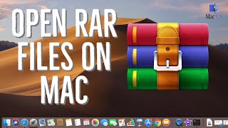 How to Open Rar File on Mac  How to Extract RAR Files on macOS [upl. by Ehcnalb679]