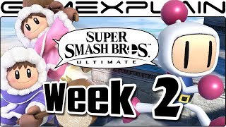 Super Smash Bros Ultimate Update Bomberman Black Hole Splatoon Song amp Ice Climbers Week 2 [upl. by Mercie]