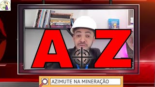 Azimute na Mineração marcando furo de sonda AZ 90° e 180° [upl. by Bert]