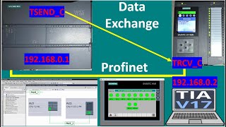 How to send data between PLC S71200 with PLC S71500 via Profinet communication [upl. by Nnyleak706]