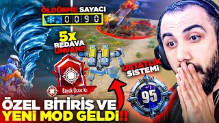 YENİ MEKA MODU GELDİ 😱 5X BEDAVA ÜNVAN ÖZEL BİTİRME ANİMASYONU VE YENİ SİLAHLAR  PUBG MOBILE [upl. by Rosinski]