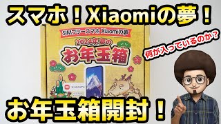 【お年玉箱 開封】SIMフリースマホ シャオミの夢！ Xiaomiスマホ ヨドバシカメラ 福袋 [upl. by Samella64]