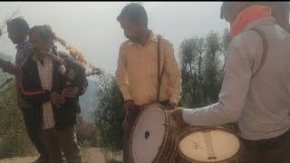 bagpiper band  dhol been bhaderwah bhaderwahi dhol  bhaderwahi wedding video bhaderwah band baja [upl. by Merlin256]