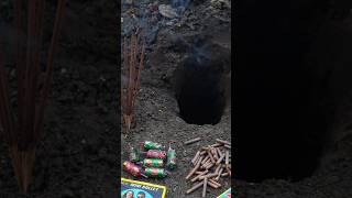 Different Types of Unique Crackers Testing in Hole with Agarbatti POV Bullet Bomb Bidi Bijli Bomb [upl. by Dorkas804]