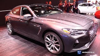 2019 Genesis G70 HTRAC  Exterior and Interior Walkaround  2019 Detroit Auto Show [upl. by Telfer]