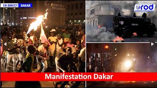 EN DIRECT🔴Urgent  Manifestation Dakar [upl. by Adanar]