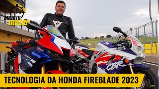 CBR 1000RR R Fireblade 2023 fusão de robô F1 e MotoGP [upl. by Htebi]