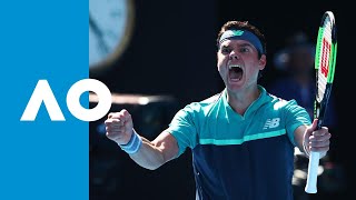 Alexander Zverev v Milos Raonic match highlights 4R  Australian Open 2019 [upl. by Katzir359]