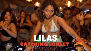 DJ Lilas Live Mix Afrobeats Amapiano Bashment RnB HipHop Catching Sunset Bahrain Azul Beach [upl. by Rosdniw]