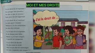 Moi et mes droitspoésie de la 5ème année AEPlecture diction [upl. by Had]