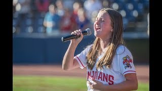 Victoria Anthony  Singing the American amp Canadian National Anthems [upl. by Erland30]