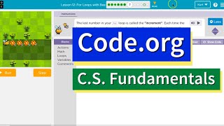 Codeorg For Loops with Bee Part 7  Answers Explained  Course F Lesson 15  Express Lesson 22 [upl. by Alenoel388]