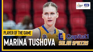 Tushova GOES OFF WITH RECORDBREAKING 49 PTS for Capital1 🤯  2024 PVL REINFORCED CONFERENCE [upl. by Siuraj]