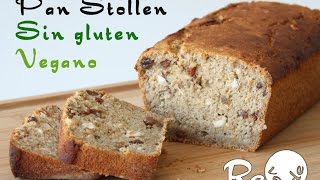 Pan Stollen Sin Gluten y Sin Levadura Vegano [upl. by Aisats]