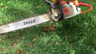 STIHL MS 310 Chainsaw  Found out with the trash Will it run [upl. by Feld308]