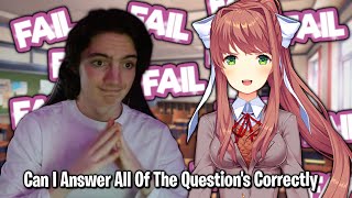 Can I Answer All Of The Quiz Questions CorrectlyDDLC Canon Quiz MOD [upl. by Carisa156]