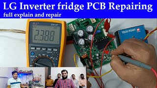 lg inverter fridge pcb repairing [upl. by Saphra]