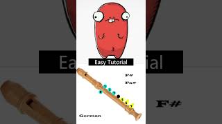 Kachur Recorder Flute Tutorial Easy Tutorial Shorts [upl. by Acitel]