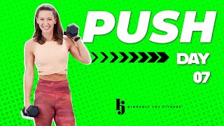 PUSH  Full Body Strong Workout 40 Minute  Day 7 [upl. by Kyred]