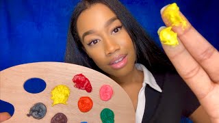 ASMR Spit Painting You With Edible Paint 🎨 💦 Up Close Personal Attention ASMR [upl. by Melliw]