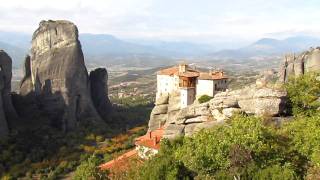 Meteora Greece  Roussanou Monastery [upl. by Anoek]