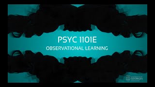 Observational Learning  Introduction to Psychology [upl. by Cristine]