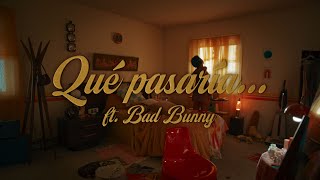 Rauw Alejandro amp Bad Bunny  Qué Pasaría Lyric Video [upl. by Hak758]