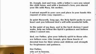 Novena to St Joseph  Day 7 of 9mp4 [upl. by Llednav]