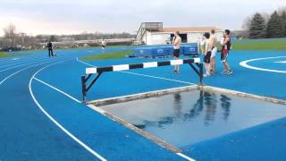 Lawrence University Steeplechase Water Jumps [upl. by Akinehs]