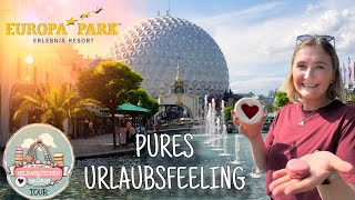 EUROPAPARK  Pures Urlaubsfeeling mit Hildabrötchen amp Macaron ☀️🎢 [upl. by Itsur]