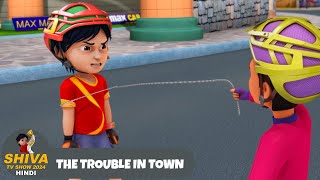 The Trouble in Town  शिवा  Full Episode 89  Funny Action Cartoon  Shiva TV Show 2024 Hindi [upl. by Assylla]